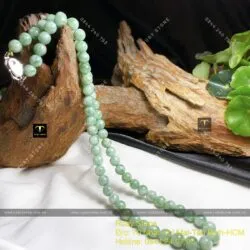 Vòng chuỗi cổ đậu lý Ngọc cẩm thạch Myanmar 8 ly