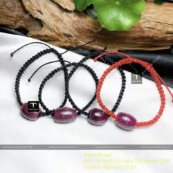 Lu thống Ruby Nam Phi tết dây đeo tay - Hình ảnh 2