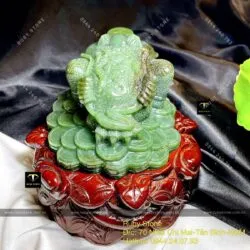 Thiềm thừ Ngọc bích Canada chạm tay tinh xảo, KT 7x10x10cm - Ảnh 11