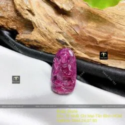 Đại thế chí bồ tát – Phật bản mệnh Ruby Nam Phi, KT 34mm - Ảnh 7