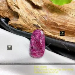 Đại thế chí bồ tát – Phật bản mệnh Ruby Nam Phi, KT 34mm - Ảnh 6