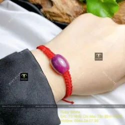 Lu thống Ruby Nam Phi tết dây đeo tay