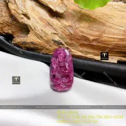 Đại thế chí bồ tát – Phật bản mệnh Ruby Nam Phi, KT 34mm - Ảnh 3