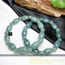 Vòng chuỗi tay Lu thống lam dầu Ngọc cẩm thạch