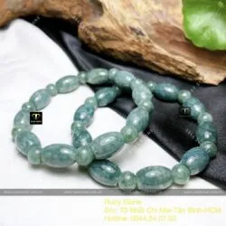 Vòng chuỗi tay Lu thống lam dầu Ngọc cẩm thạch - Hình ảnh 2