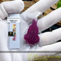 Phật bà Quan Thế Âm Bồ Tát Ruby Nam Phi chạm tay tinh xảo, KT 43mm - Ảnh 6