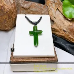 Thánh giá Ngọc bích Canada, KT 33mm - Ảnh 2