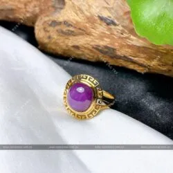 Nhẫn Ruby sao thiên nhiên, vàng 18k - Hình ảnh 2