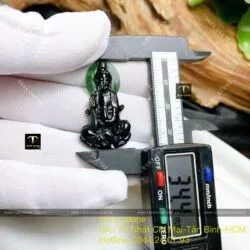 Phật Quan Thế Âm Mặc Thuý (Phỉ thúy Mực dục) - Hình ảnh 5
