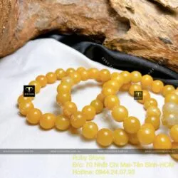 Vòng chuỗi tay Ngọc cẩm thạch huyết Myanmar 9 ly - Ảnh 4