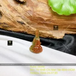 Phật Quan Thế Âm Bồ Tát Cẩm thạch huyết, KT 29mm - Hình ảnh 5