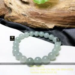 Vòng chuỗi tay Ngọc cẩm thạch Lam dầu 9 ly - Ảnh 5