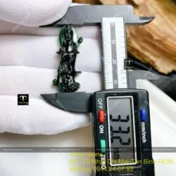 Phật Quan Thế Âm ngọc Phỉ Thuý Mực Dục - Hình ảnh 2