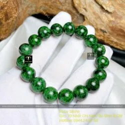 Vòng chuỗi ngọc Cẩm thạch Sơn Thuỷ 12 ly - Hình ảnh 5