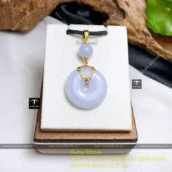 Mặt dây chuyền Đồng điếu tử la lan, vàng 18k
