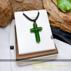 Thánh giá Ngọc bích Canada, KT 33mm - Ảnh 5