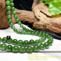 Chuỗi đuổi 108 hạt Ngọc bích Canada xanh lá - Ảnh 3