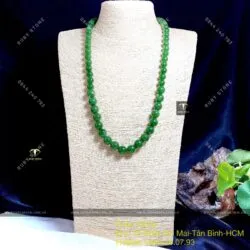 Chuỗi cổ Ngọc bích Canada 62 hạt đuổi - Ảnh 4
