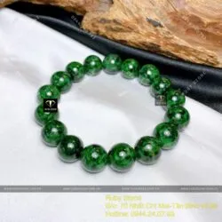 Vòng chuỗi ngọc Cẩm thạch Sơn Thuỷ 12 ly - Hình ảnh 3