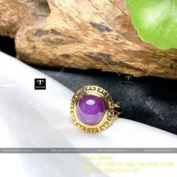Nhẫn Ruby sao thiên nhiên, vàng 18k - Hình ảnh 3