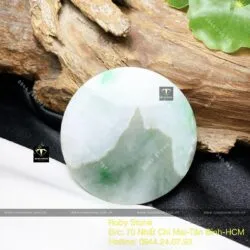 Mặt dây chuyền ngọc Cẩm thạch Myanmar, ĐK 52mm