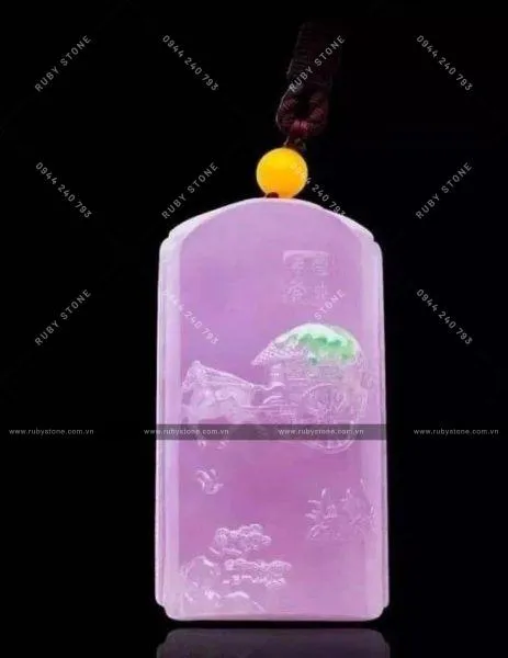 Các cấp độ màu tím của Jadeite jade