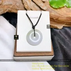 Đồng điếu ngọc Cẩm thạch huyết, KT 26mm - Ảnh 3