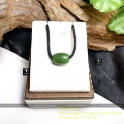 Lu thống ngọc bích Canada xanh lá, KT 15mm - Ảnh 5
