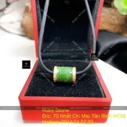 Lu thống Ngọc bích Canada chạm Rồng, vàng 18k - Ảnh 7