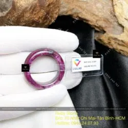 Nhẫn Ruby Nam Phi, bản 8 ly, ĐK 22mm - Ảnh 2