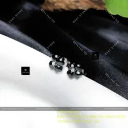 Bộ trang sức cỏ bốn cánh Phỉ thuý mực dục, vàng 18k, kim cương thiên nhiên - Ảnh 10