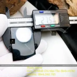 Mặt dây chuyền Phỉ thúy mực dục (mặc thuý), KT 40mm - Ảnh 7