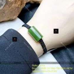 Lu thống ngọc bích Canada xanh lá, KT 20mm - Hình ảnh 5