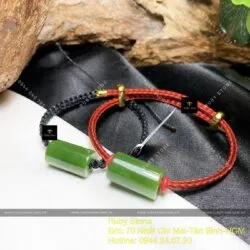 Lu thống ngọc bích Canada xanh lá, KT 20mm