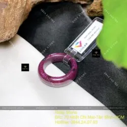Nhẫn Ruby Nam Phi, bản 8 ly, ĐK 22mm - Ảnh 7