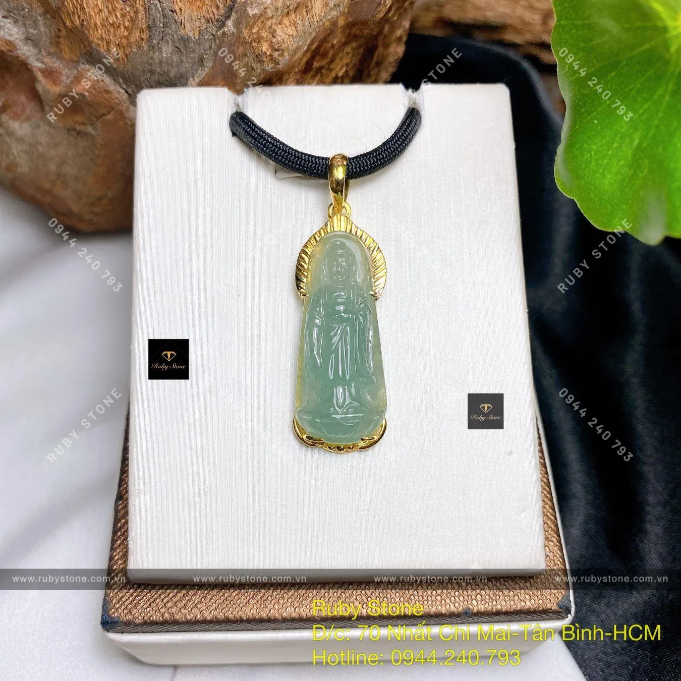 Phật Tổ Thích Ca băng ngọc, KT 33mm, vàng 18k Phật Tổ Thích Ca băng ngọc, KT 33mm, vàng 18k - Ảnh 5