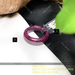 Nhẫn Ruby Nam Phi, bản 8 ly, ĐK 22mm - Ảnh 8