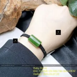Lu thống ngọc bích Canada xanh lá, KT 20mm - Hình ảnh 6