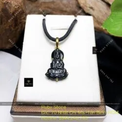 Phật Quán Thế Âm Bồ Tát mực dục, vàng 18k