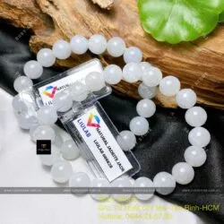 Vòng chuỗi Bạch ngọc 10 ly - Hình ảnh 6