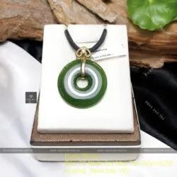 Đồng điếu ngọc bích Canada, vàng 18k - Ảnh 4