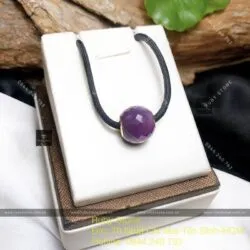 Mặt charm Ruby sao Guinea thiên nhiên, vàng 18k - Ảnh 2