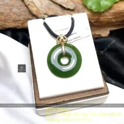 Đồng điếu ngọc bích Canada, vàng 18k - Ảnh 6