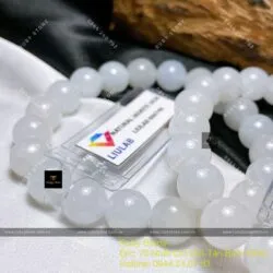 Vòng chuỗi Bạch ngọc 10 ly - Hình ảnh 7