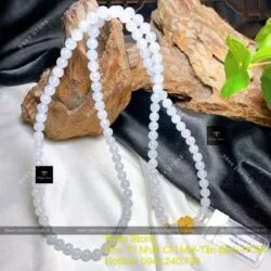 Chuỗi băng ngọc 6,5 ly mix charm vàng 24k
