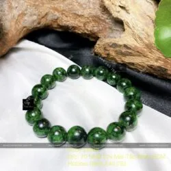 Vòng chuỗi ngọc Cẩm thạch sơn thuỷ 10 ly - Hình ảnh 3