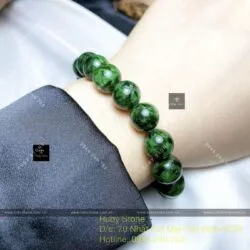 Vòng chuỗi ngọc Cẩm thạch sơn thuỷ 10 ly - Hình ảnh 6