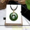 Đồng điếu Ngọc bích Canada, vàng 18k
