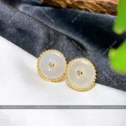 Khuyên tai Băng ngọc, vàng 18k