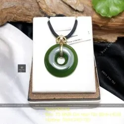 Đồng điếu ngọc bích Canada, vàng 18k - Ảnh 3